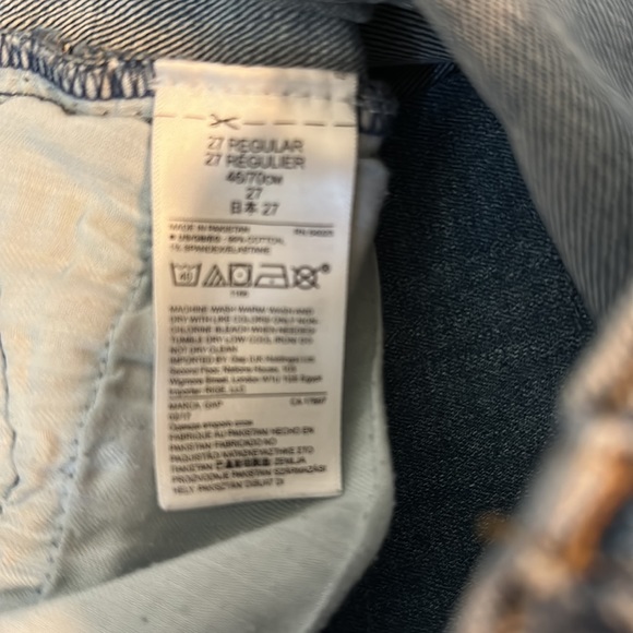 GAP Women's Denim Shorts 5" Inseam Size 27 - Picture 8 of 8